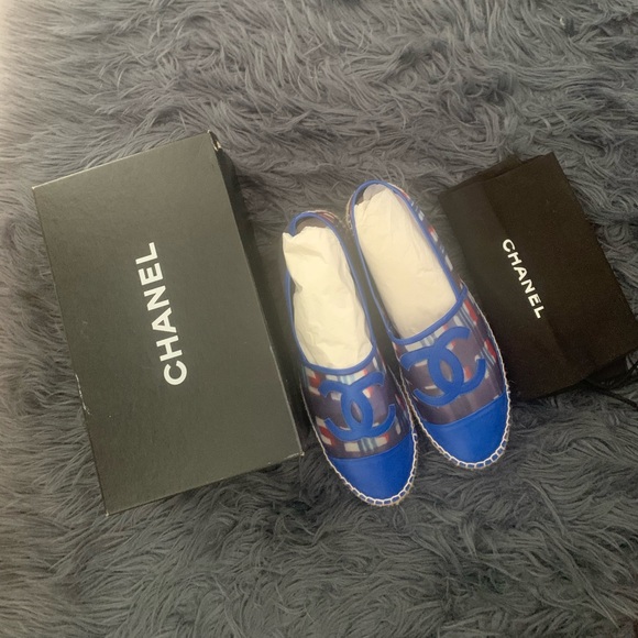 Chanel mesh and lambskin espadrilles size 41. - Picture 5 of 7
